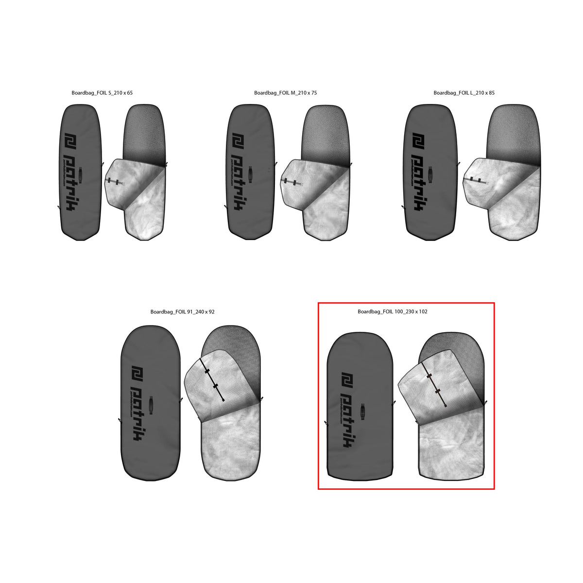 Patrik Single Boardbag FOIL