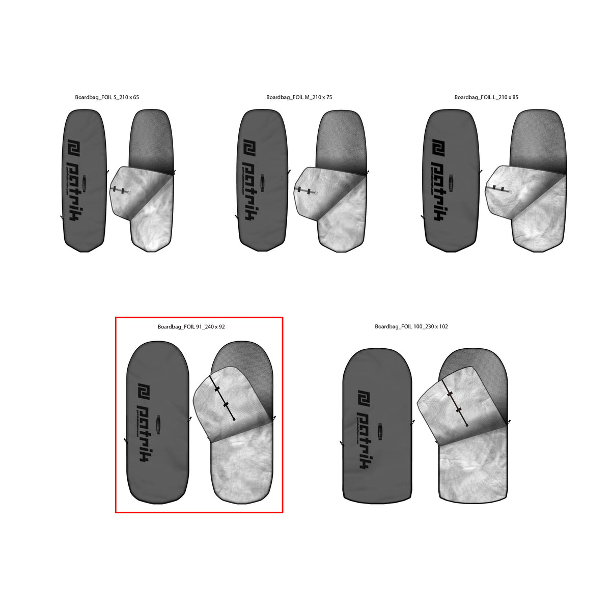 Patrik Single Boardbag FOIL