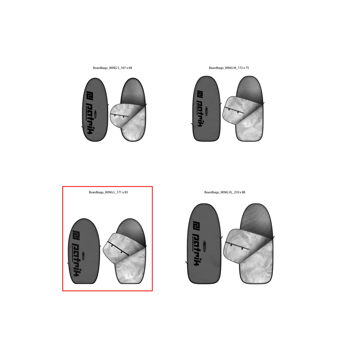Patrik Single Boardbag WING