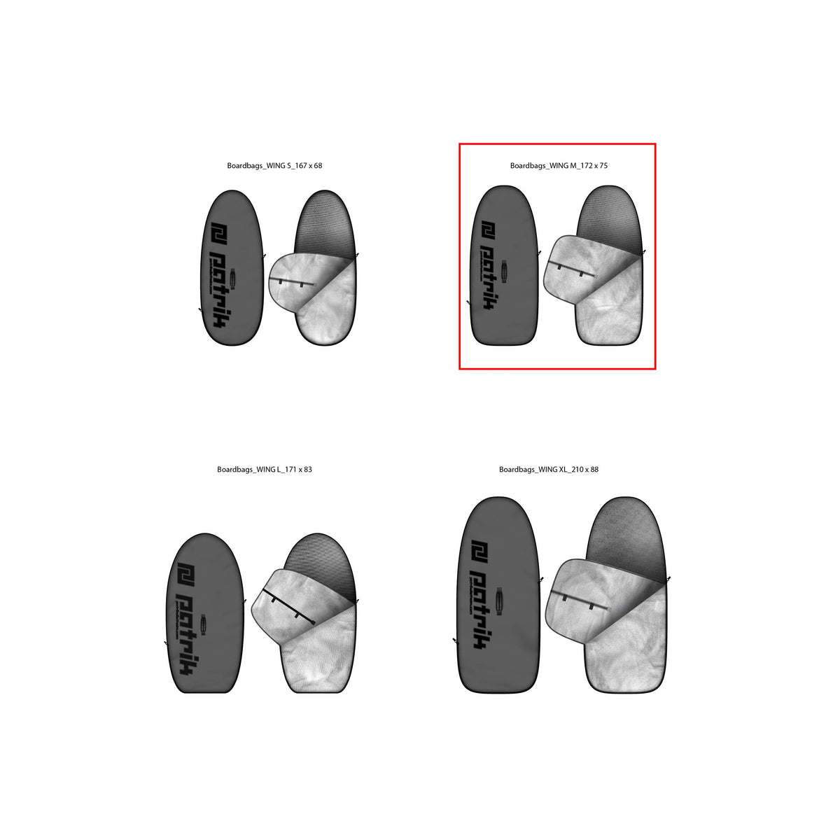 Patrik Single Boardbag WING